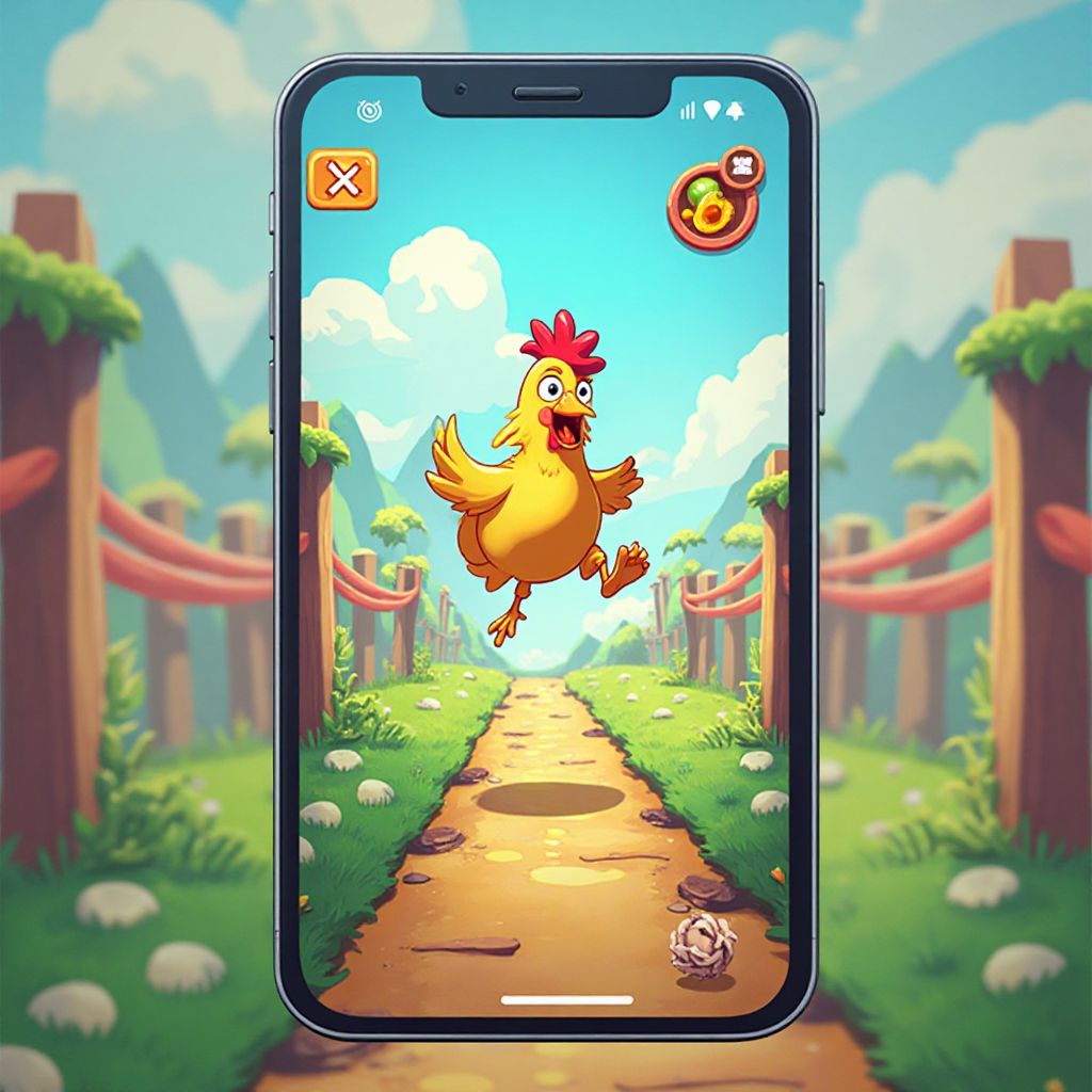 Chicken Road Gameplay Screenshot